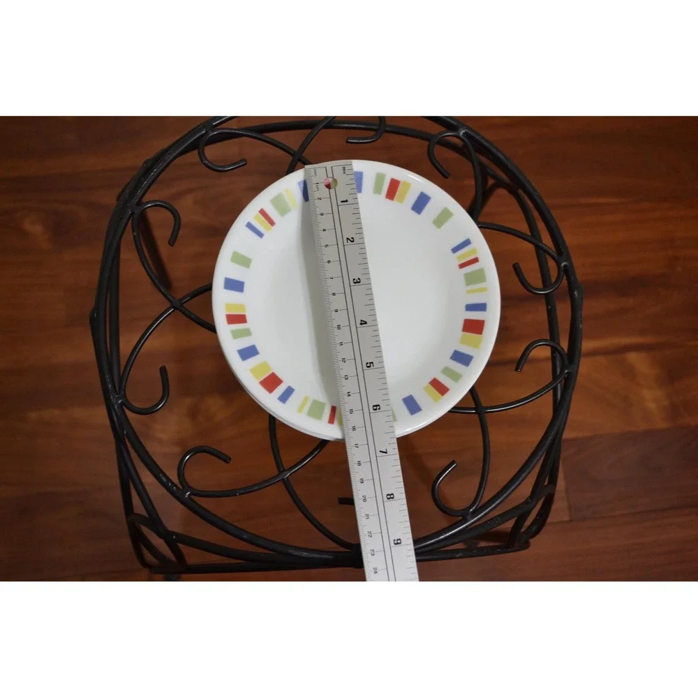 Vintage & Discontinued Corelle‎ Memphis (4) Bread & Butter Plates, 6 3/4